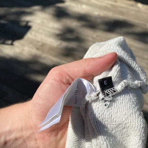 John Elliot Tie Dye Knit Crewneck Sweater Hoodie - Size 3 Blue - Picture 5 of 5